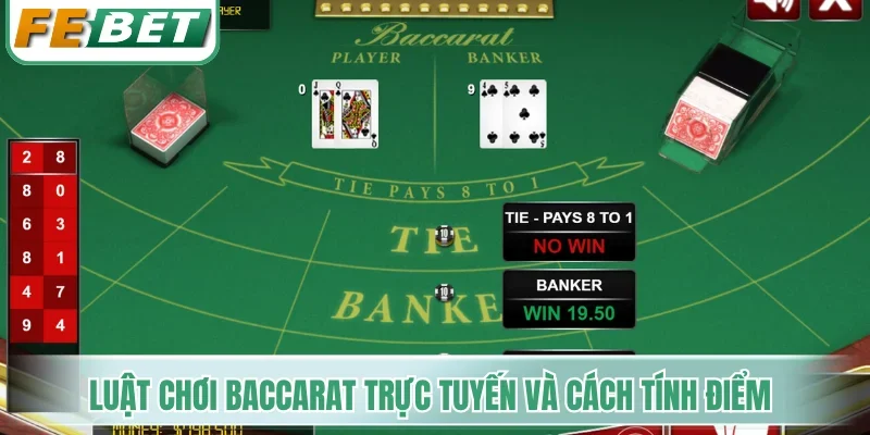 Baccarat Trực Tuyến - Bí Quyết Bắt Nhịp Cầu Ăn Thưởng Lớn 2 Luật chơi Baccarat trực tuyến và cách tính điểm chi tiết